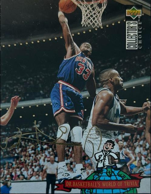 Patrick Ewing [Gold Signature] #405