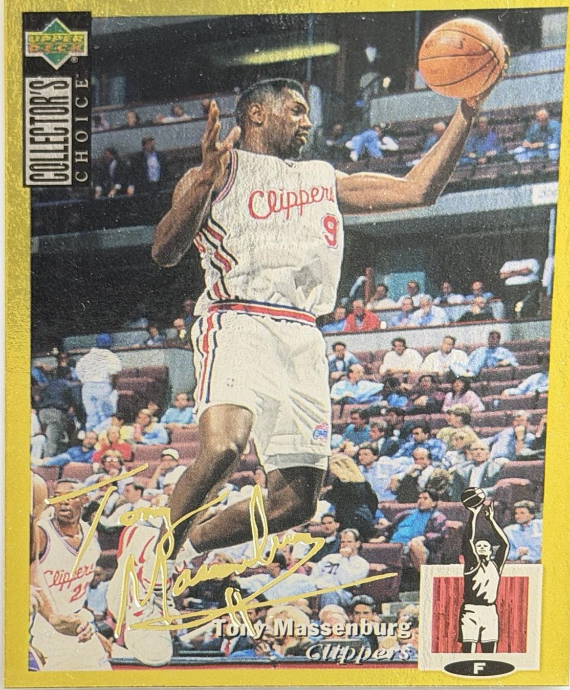 Tony Massenburg [Gold Signature] #235