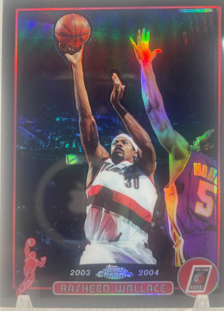 Rasheed Wallace [Black Refractor] #92