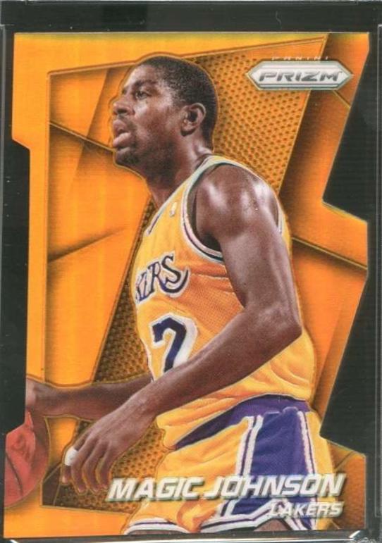 Magic Johnson [Orange Die Cut Prizm] #175