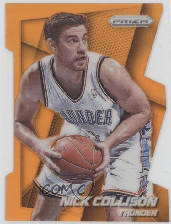 Nick Collison [Orange Die Cut Prizm] #30