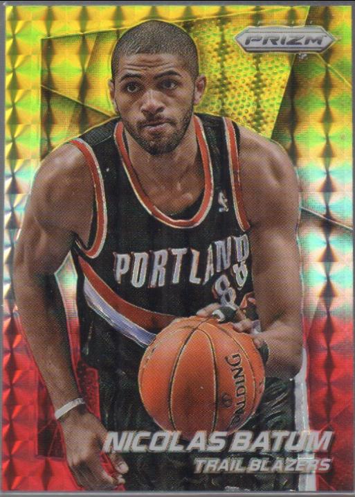 Nicolas Batum [Yellow and Red Mosaic Prizm] #50