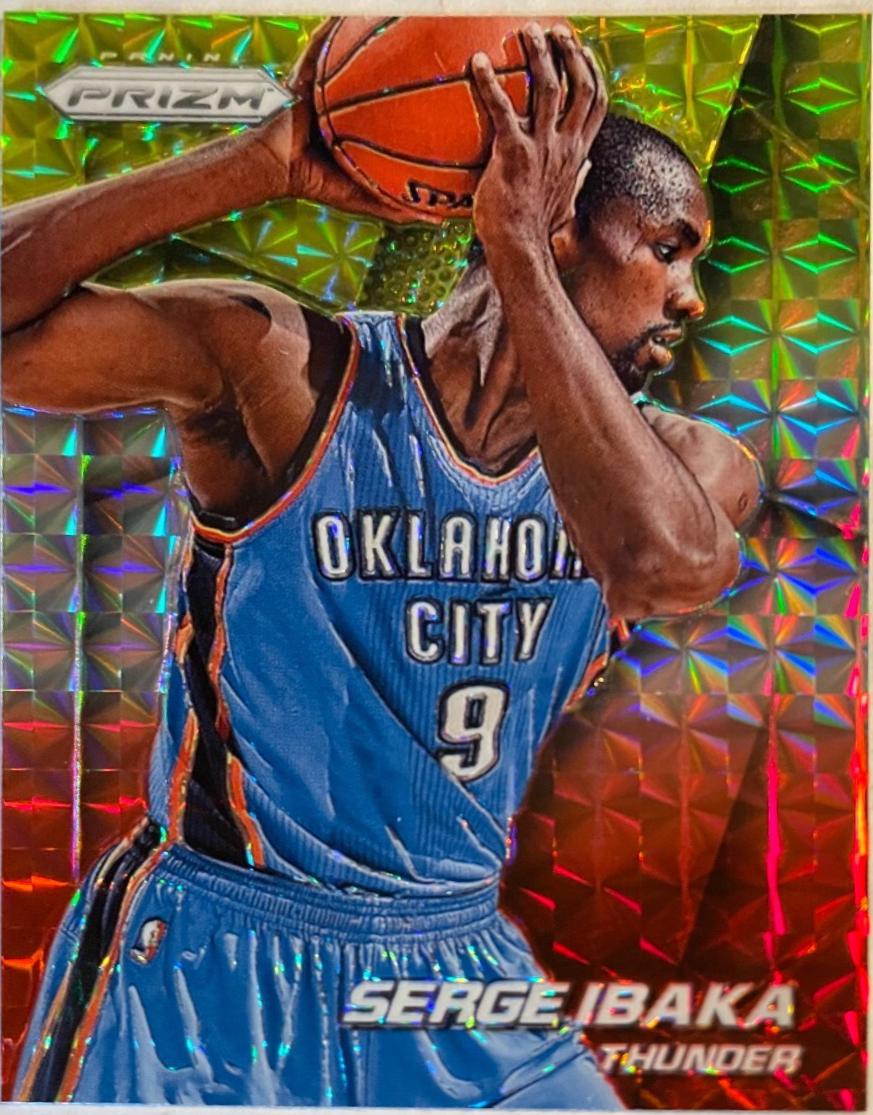 Serge Ibaka [Yellow and Red Mosaic Prizm] #72
