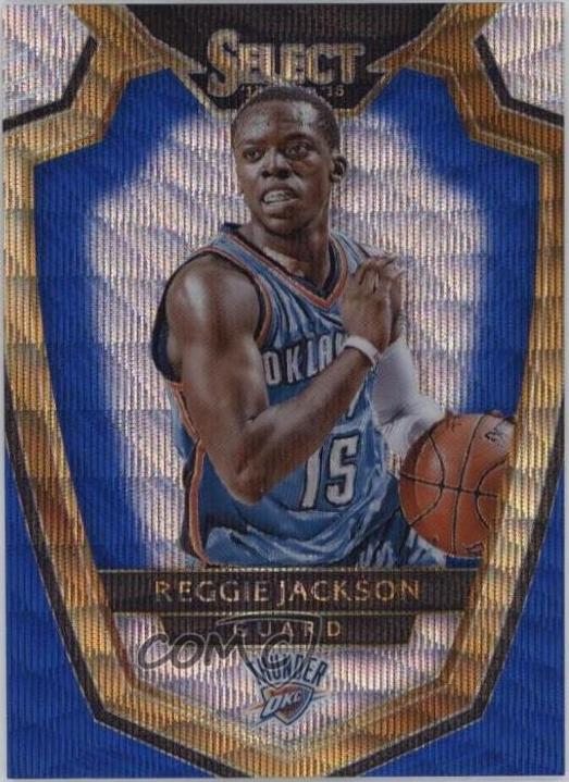 Reggie Jackson [Blue and Silver Prizm] #104
