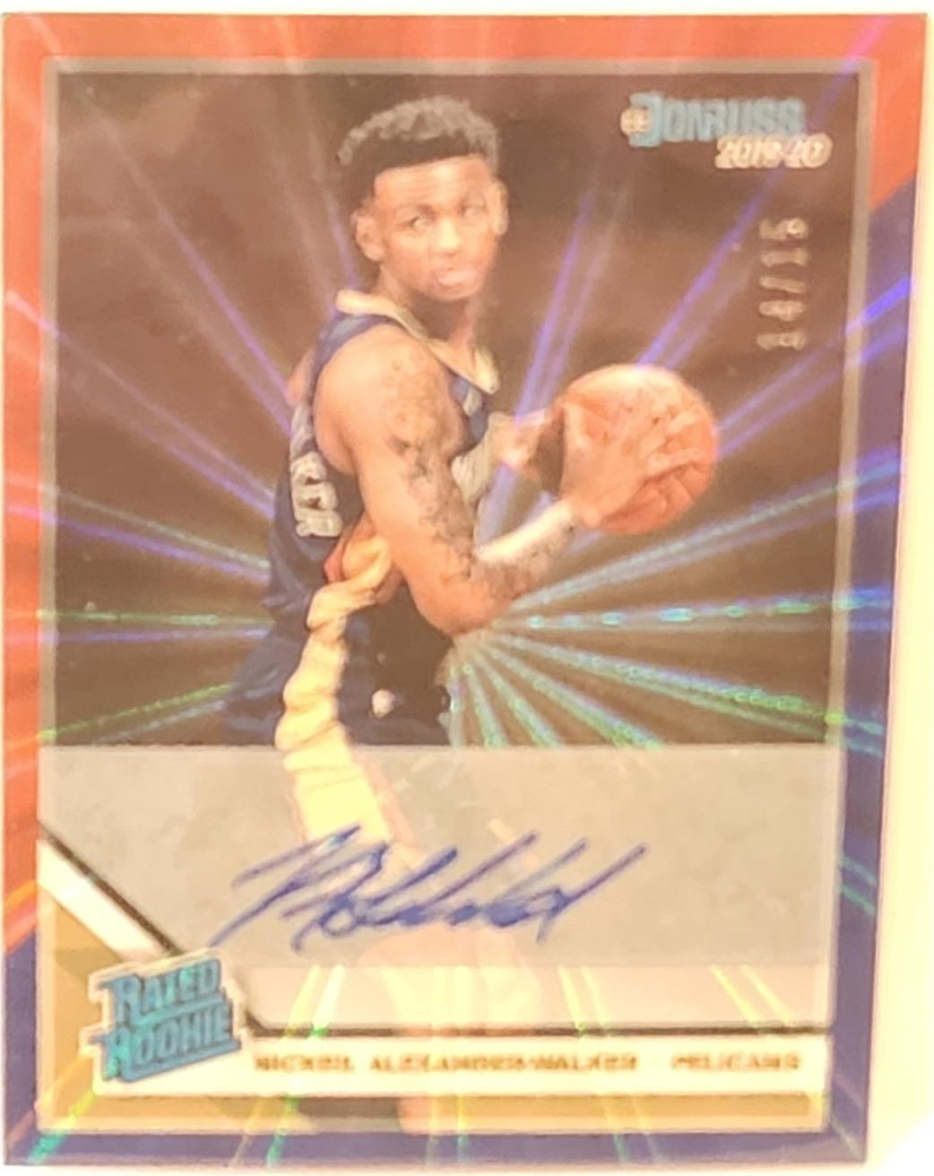 Nickeil Alexander Walker [Signature Red, Blue Laser] #216
