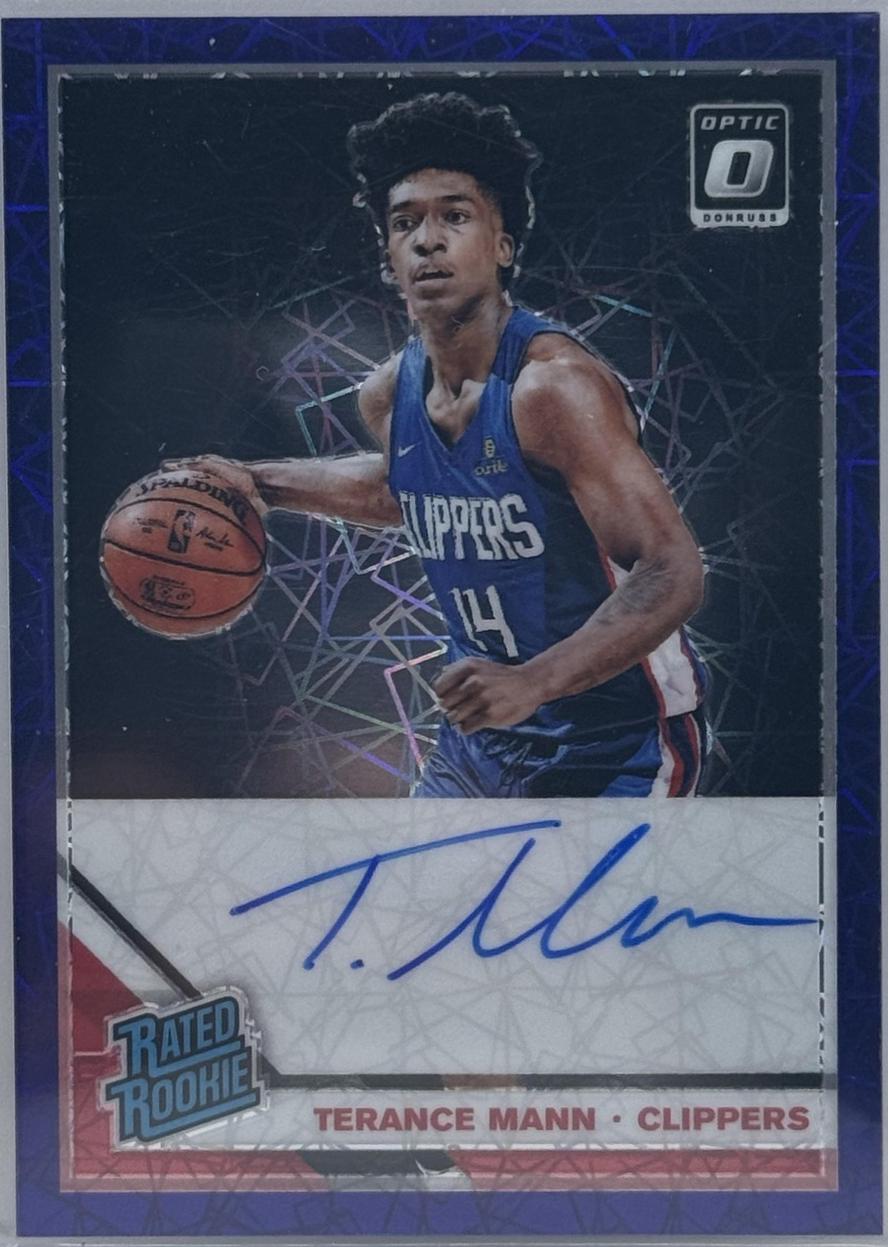 Terance Mann [Autograph Purple Velocity] #165