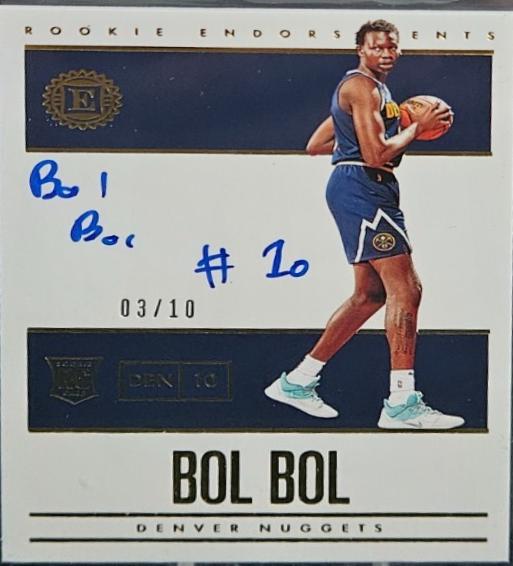 Bol Bol [Autograph Gold] #129