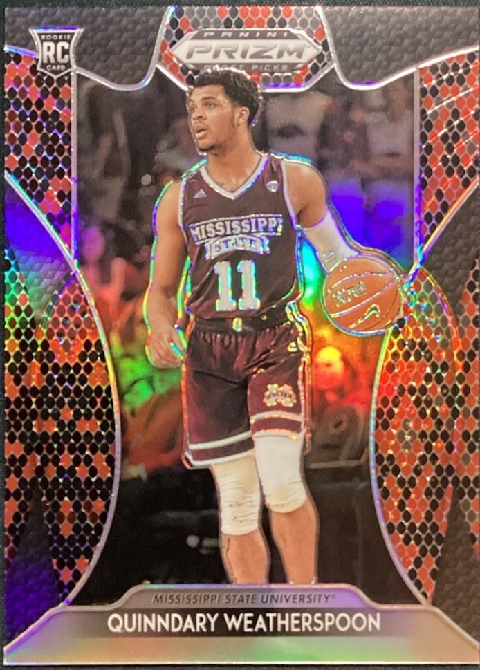 Quinndary Weatherspoon [Red & Black Snake Skin Prizm] #50