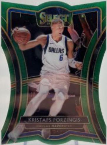 Kristaps Porzingis [Die Cut Green Prizm] #123
