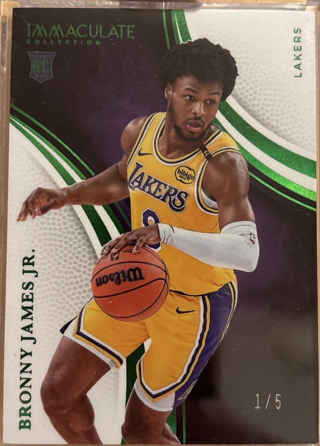 Bronny James Jr. [Green] #5