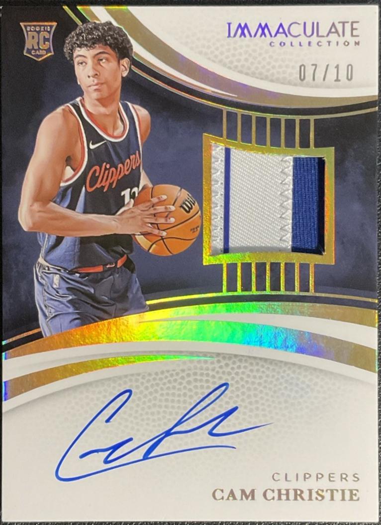 Cam Christie [Gold Rookie Patch Autograph] #101