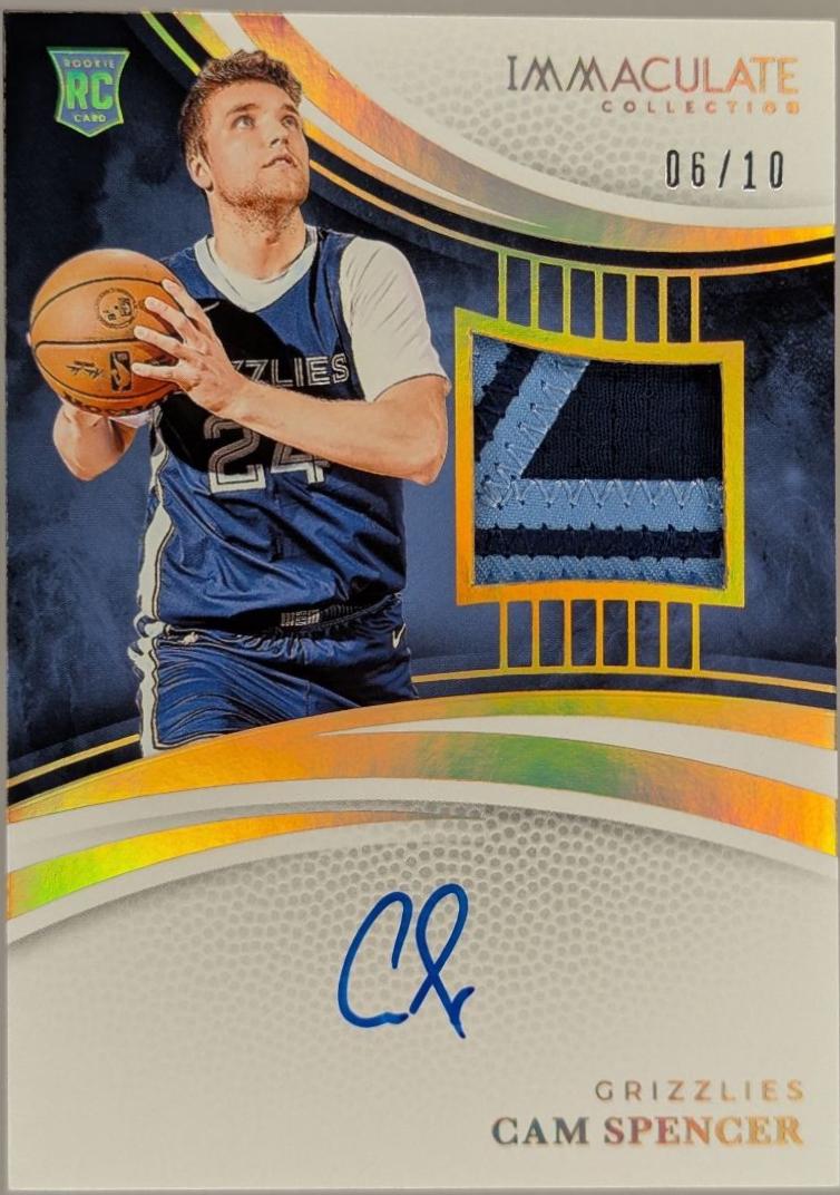 Cam Spencer [Gold Rookie Patch Autograph] #126