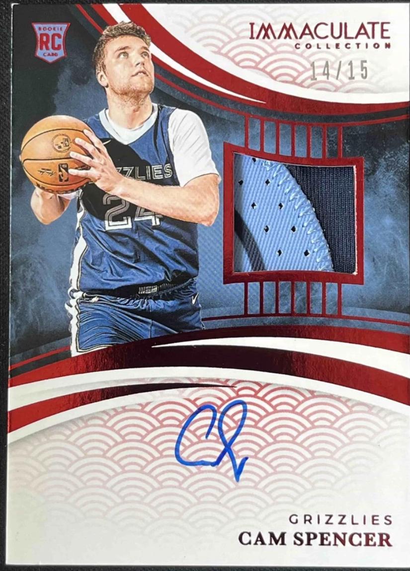 Cam Spencer [International Red Rookie Patch Autograph] #126