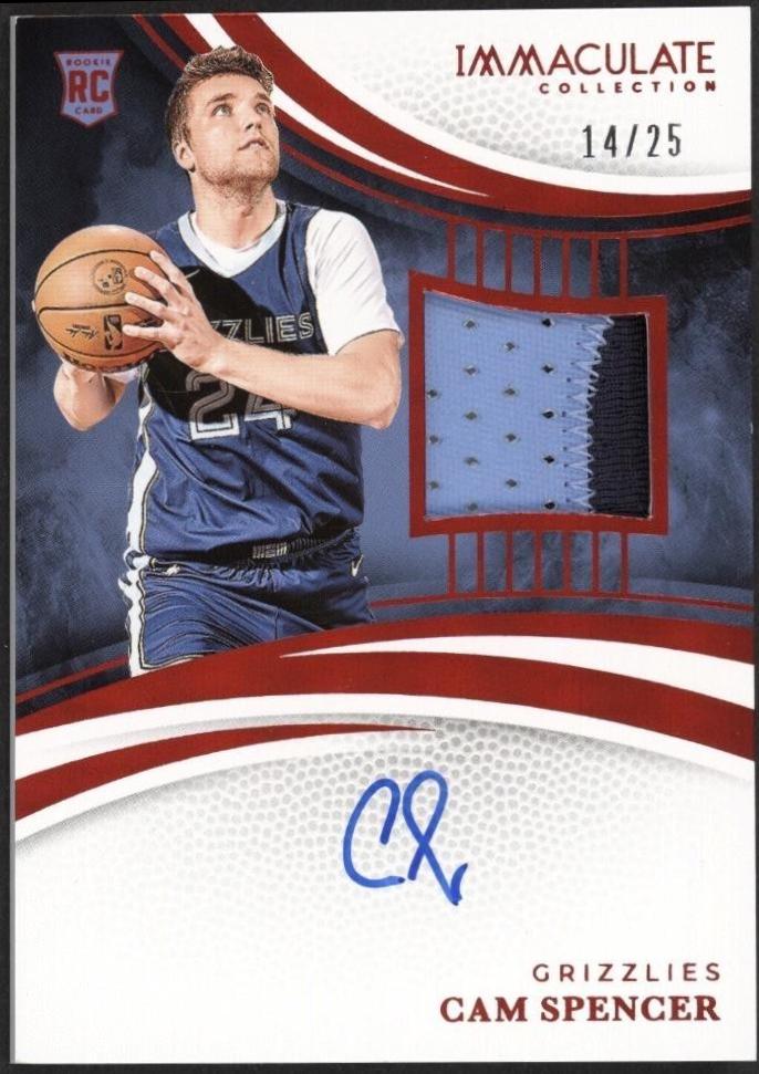 Cam Spencer [Pink Rookie Patch Autograph] #126