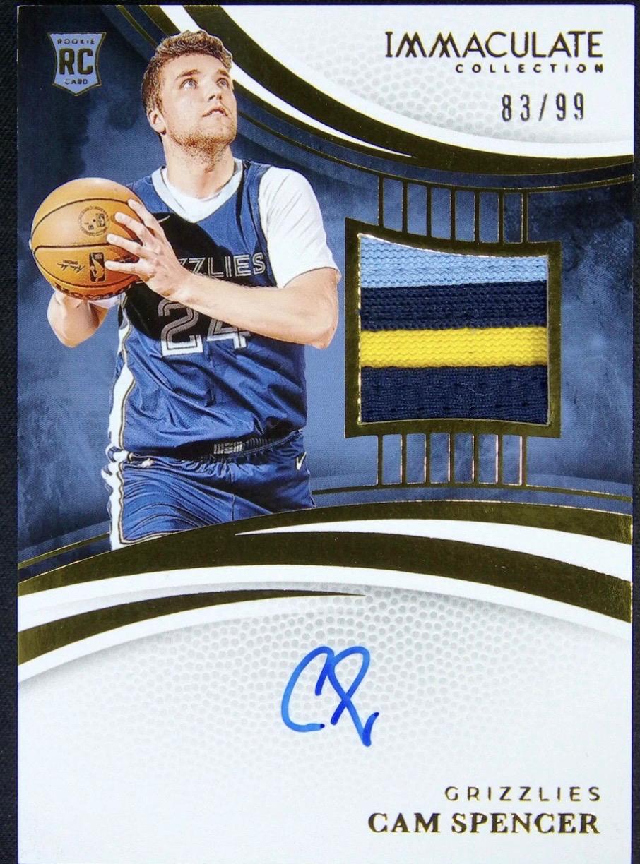 Cam Spencer [Rookie Patch Autograph] #126