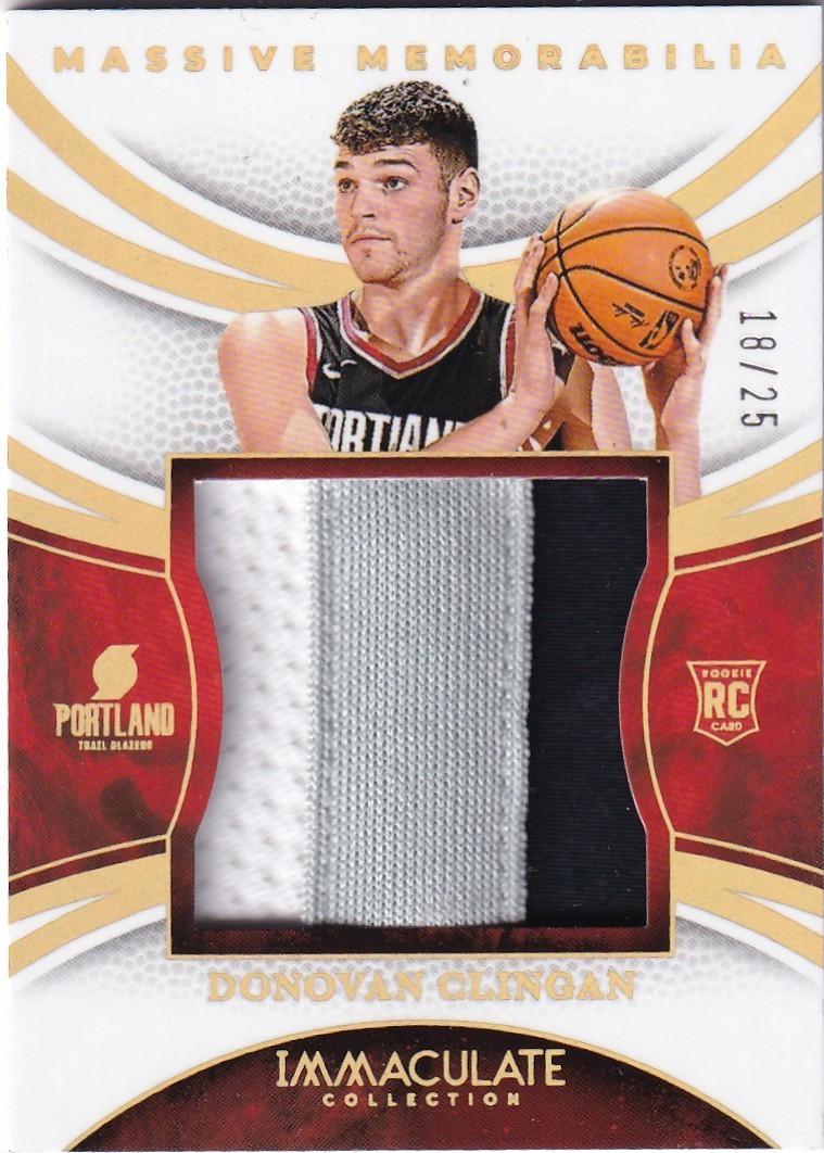 Donovan Clingan [Gold Rookie Patch Autograph] #128