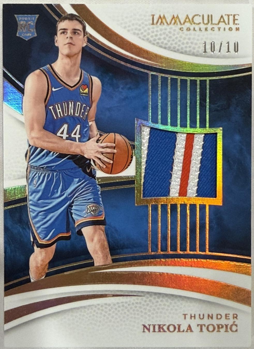 Nikola Topic [Gold Rookie Patch] #153