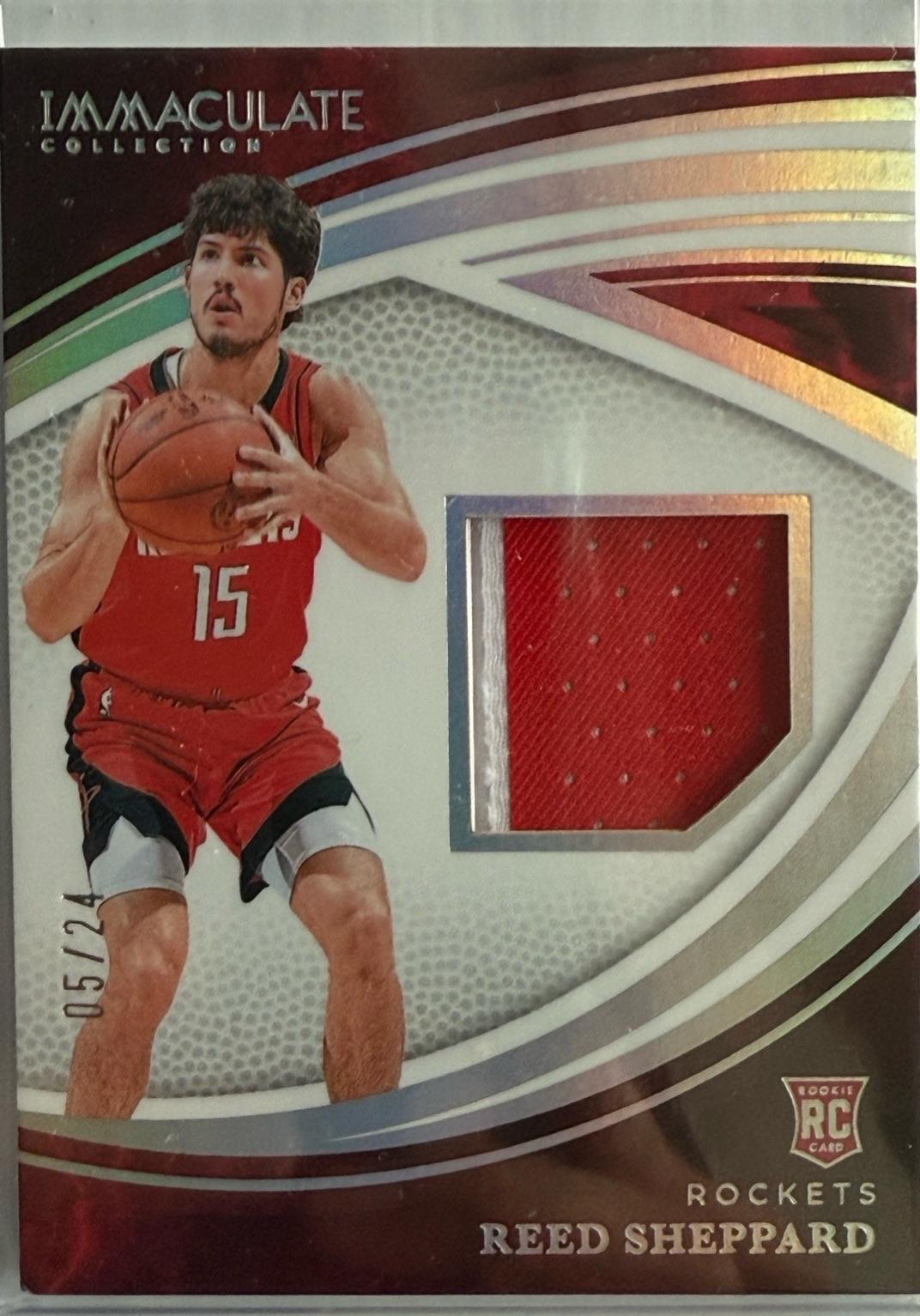 Reed Sheppard [Rookie Patch Autograph] #123