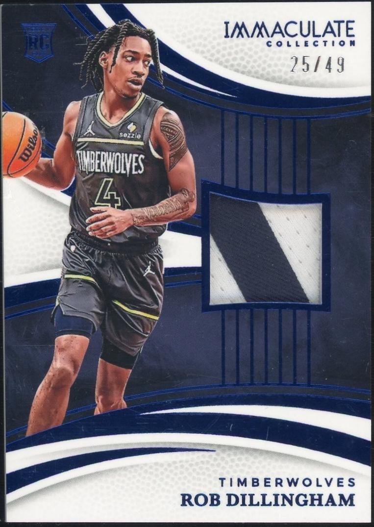 Rob Dillingham [Blue Rookie Patch] #145