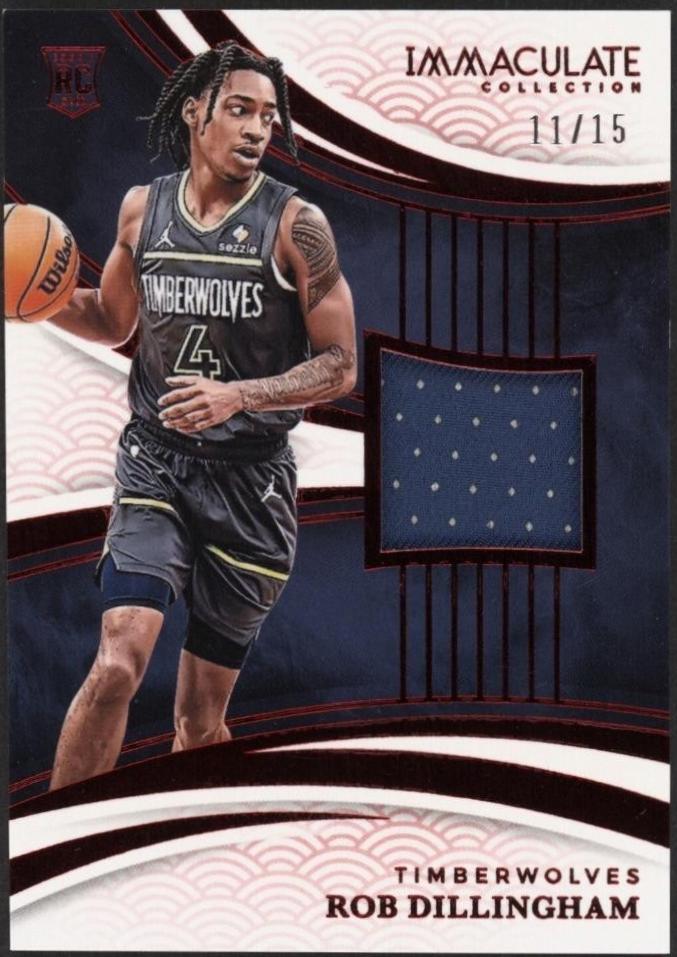 Rob Dillingham [International Red Rookie Patch] #145