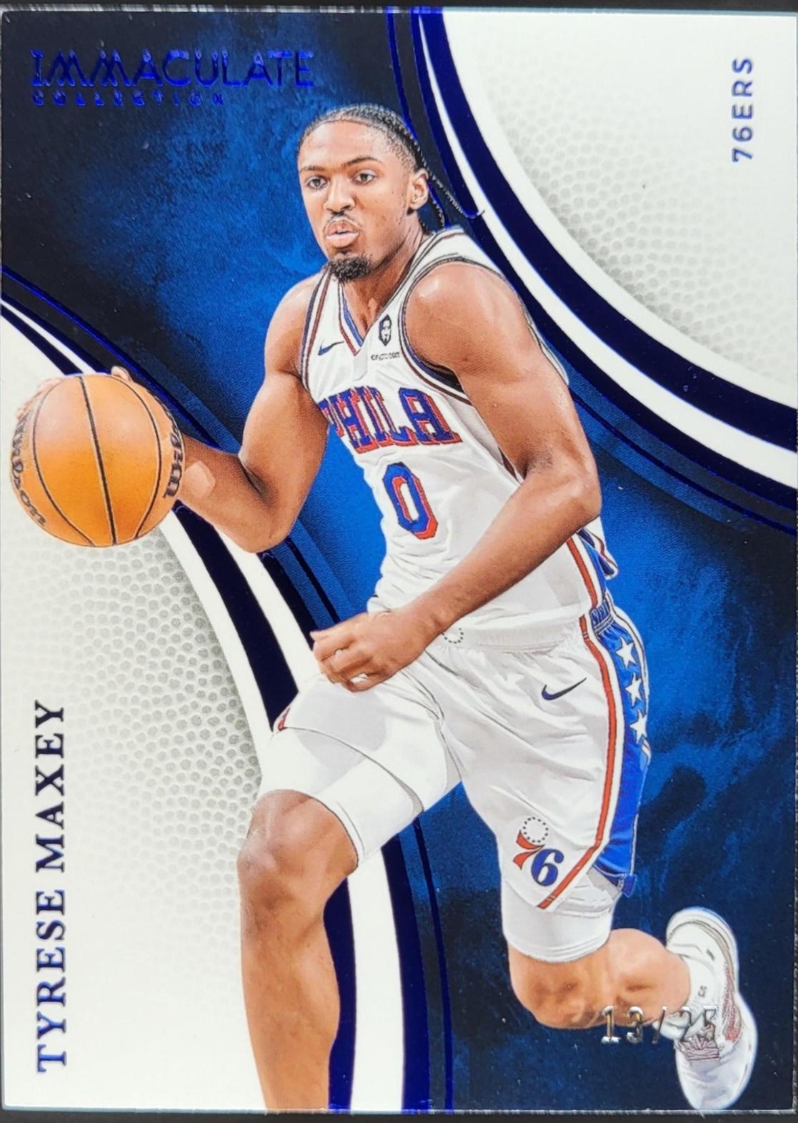 Tyrese Maxey [Blue] #17