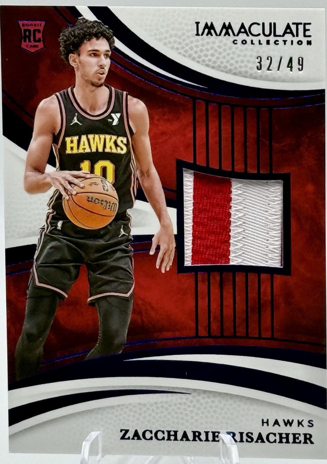Zaccharie Risacher [Blue Rookie Patch] #141