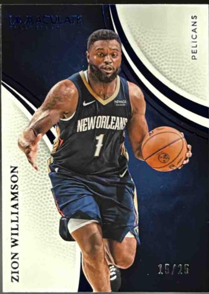 Zion Williamson [Blue] #12