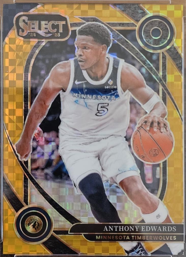 Anthony Edwards [Gold Prizm] #248