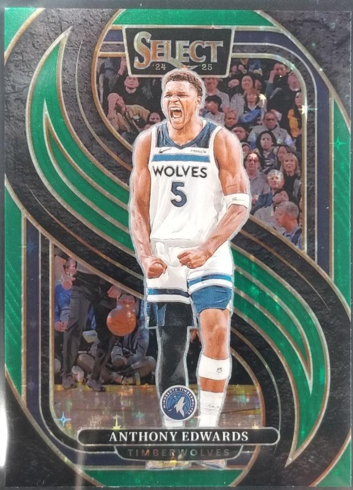 Anthony Edwards [Green Stars Prizm] #130