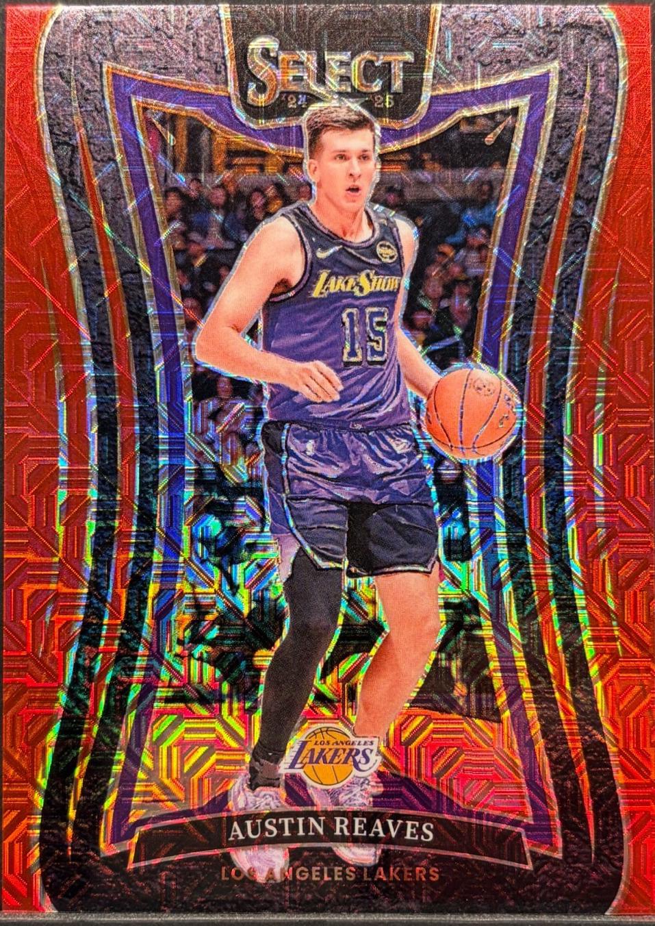 Austin Reaves [Red Mojo Prizm] #320