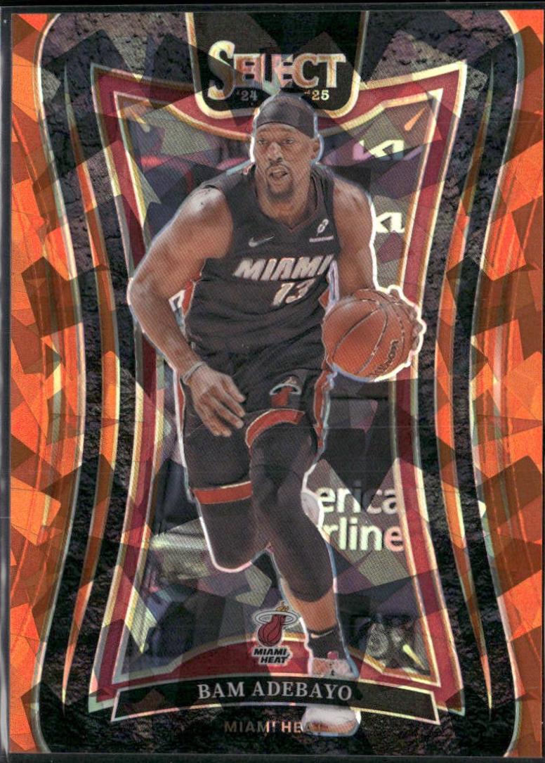 Bam Adebayo [Orange Cracked Ice Prizm] #334