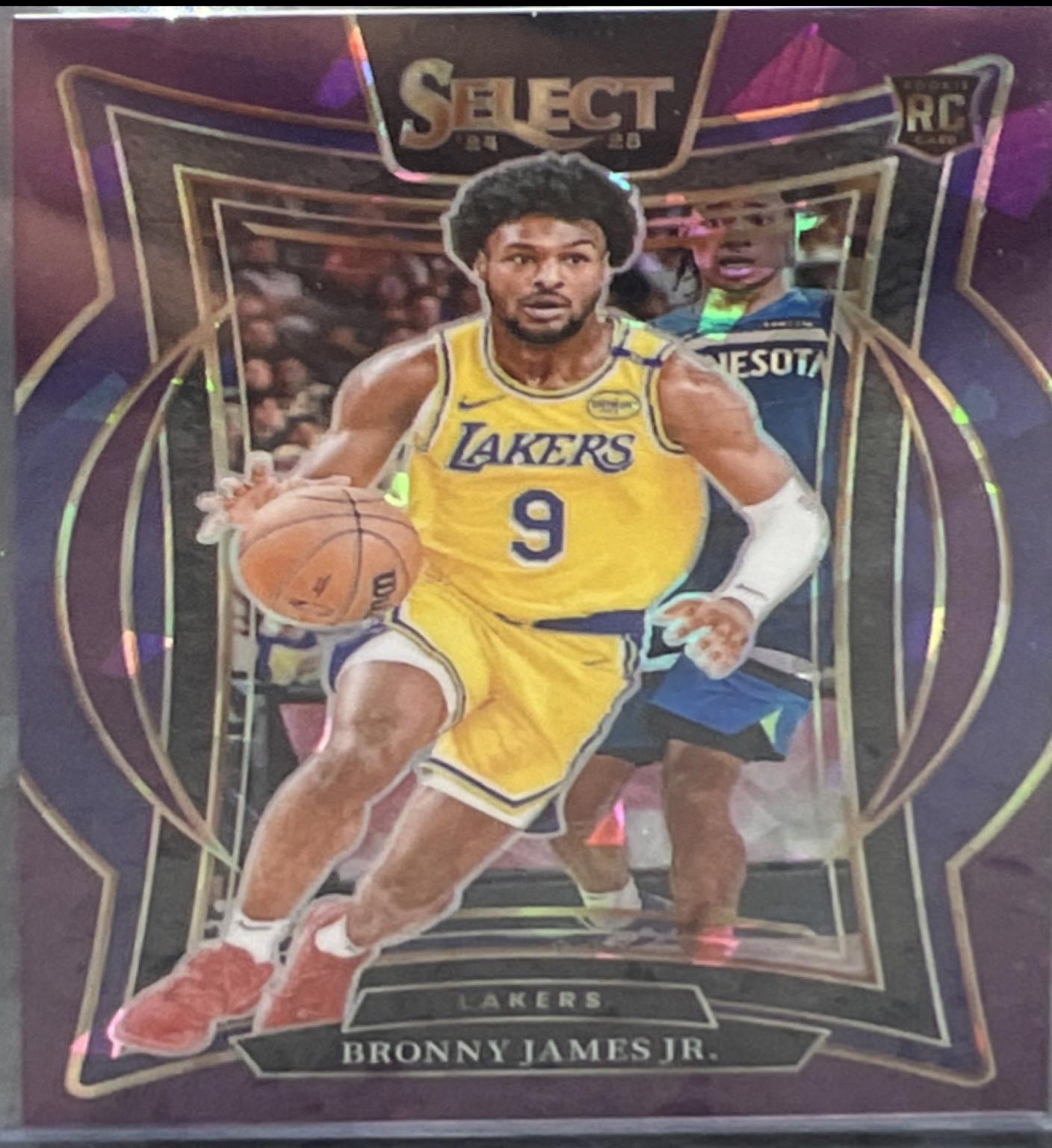 Bronny James Jr. [Blue Tectonic Prizm] #90