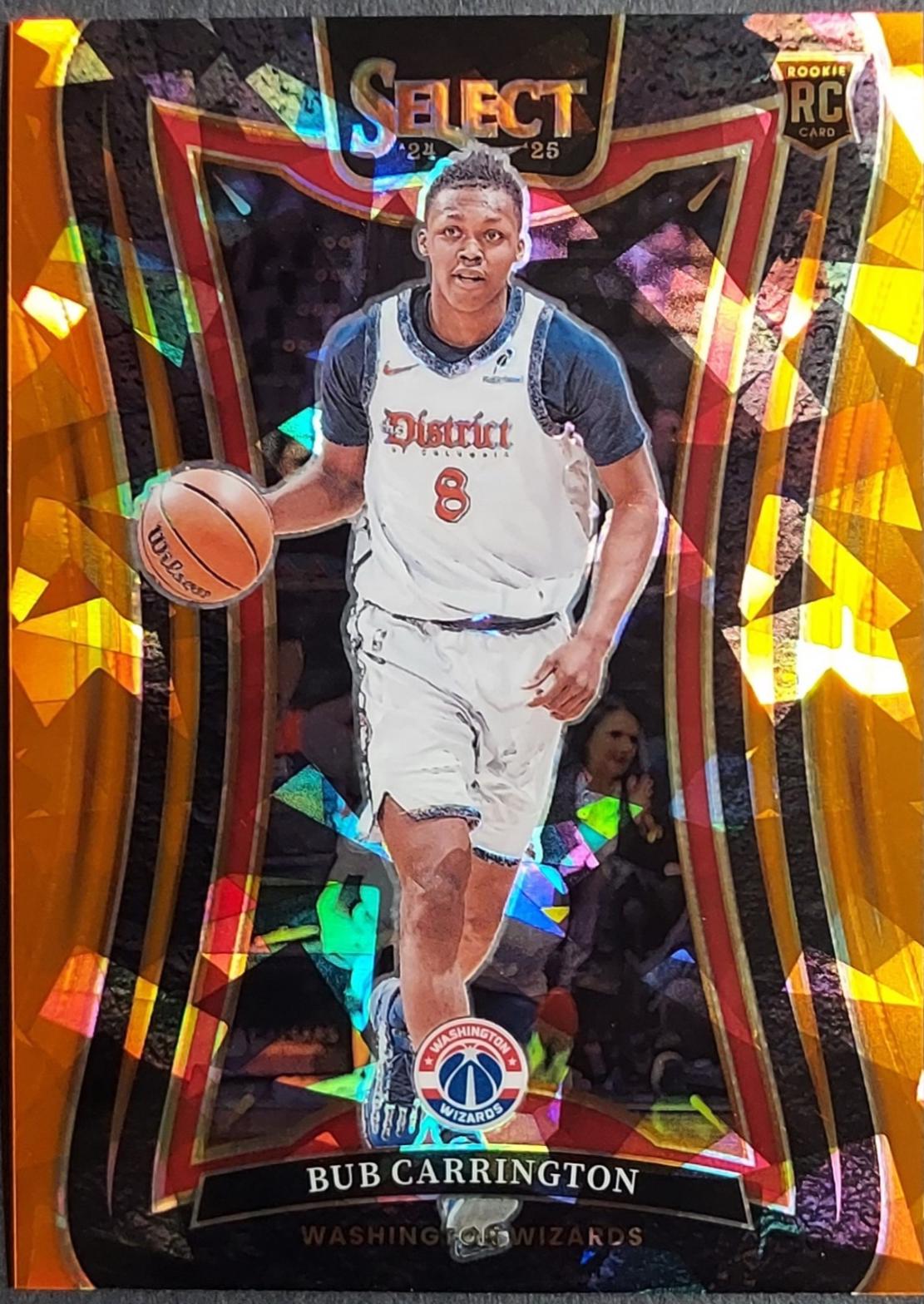 Bub Carrington [Orange Cracked Ice Prizm] #386