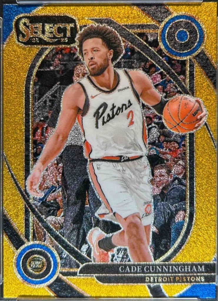 Cade Cunningham [Gold Glitter Prizm] #224