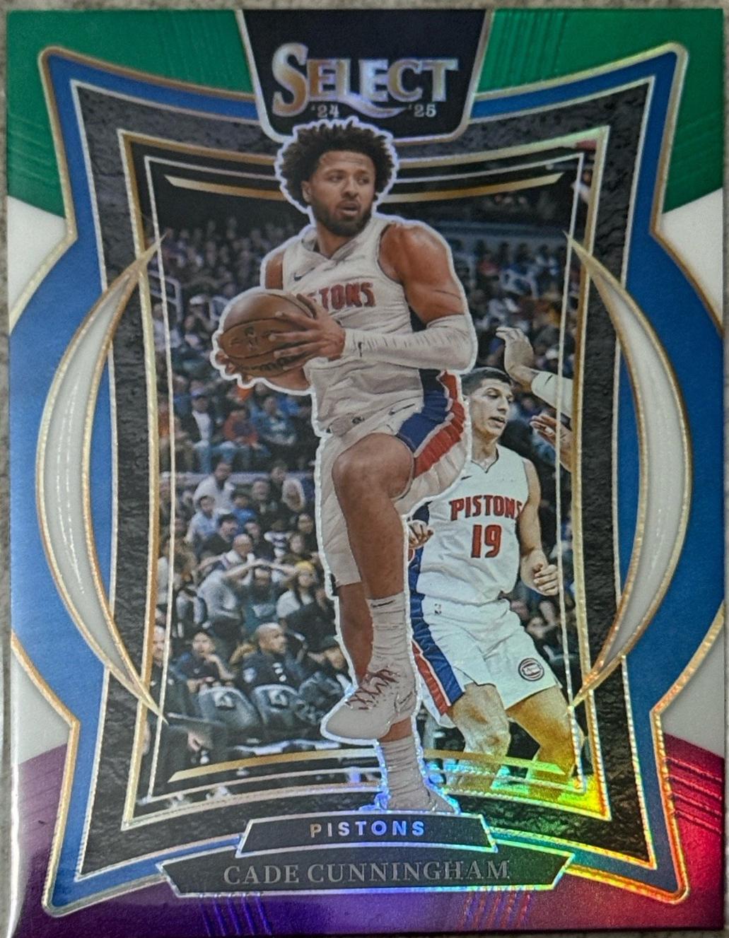 Cade Cunningham [Green White Purple Prizm] #224