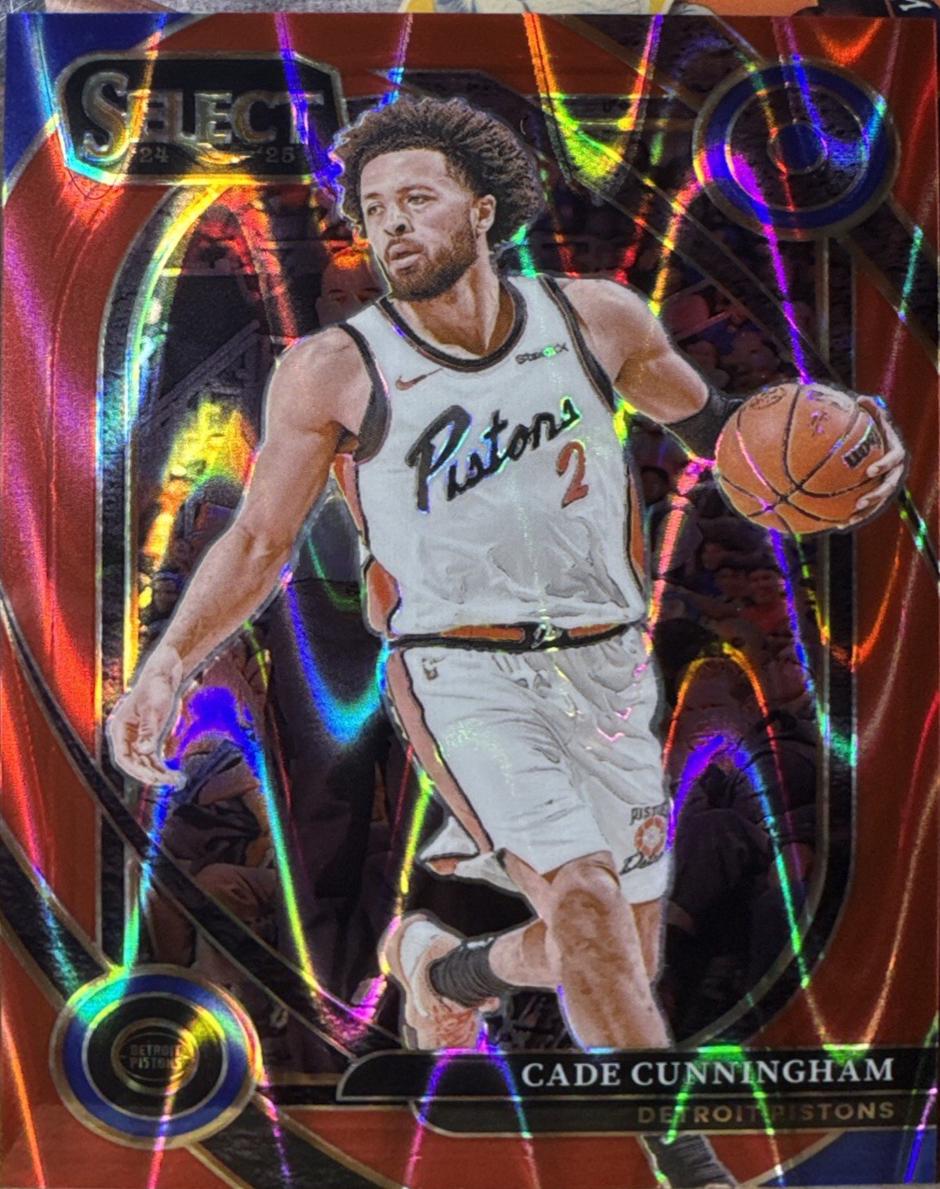 Cade Cunningham [Red Tectonic Prizm] #224