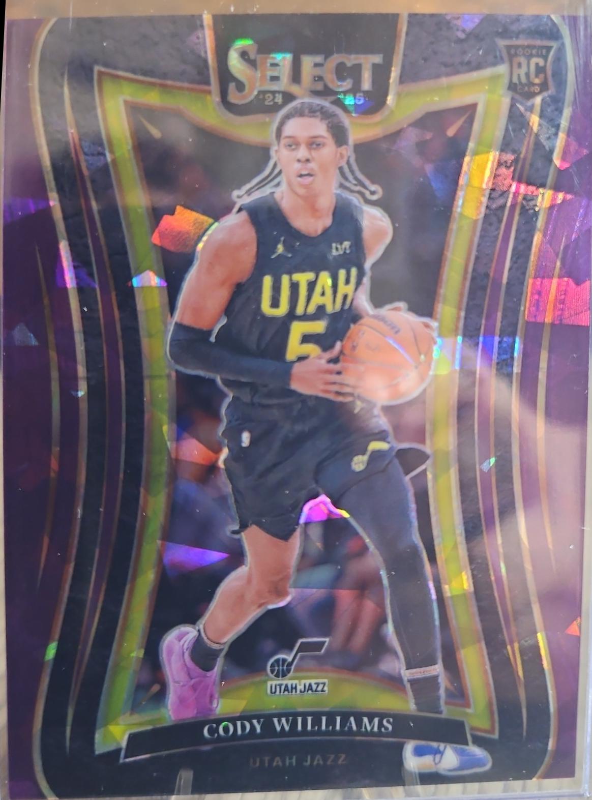 Cody Williams [Purple Cracked Ice Prizm] #394