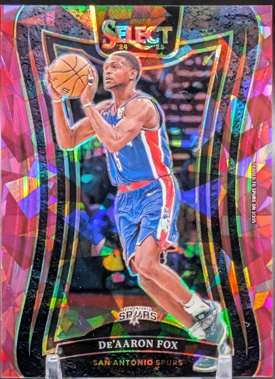 De'Aaron Fox [Pink Cracked Ice Prizm] #336