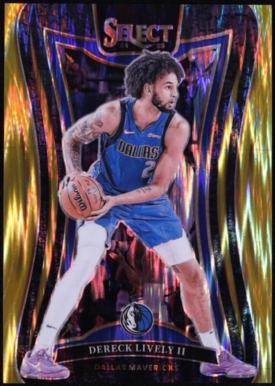 Dereck Lively II [Gold Flash Prizm] #329