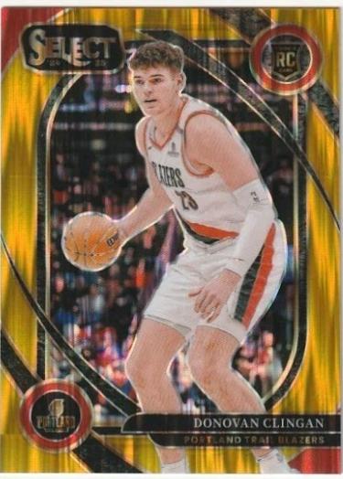 Donovan Clingan [Gold Flash Prizm] #270