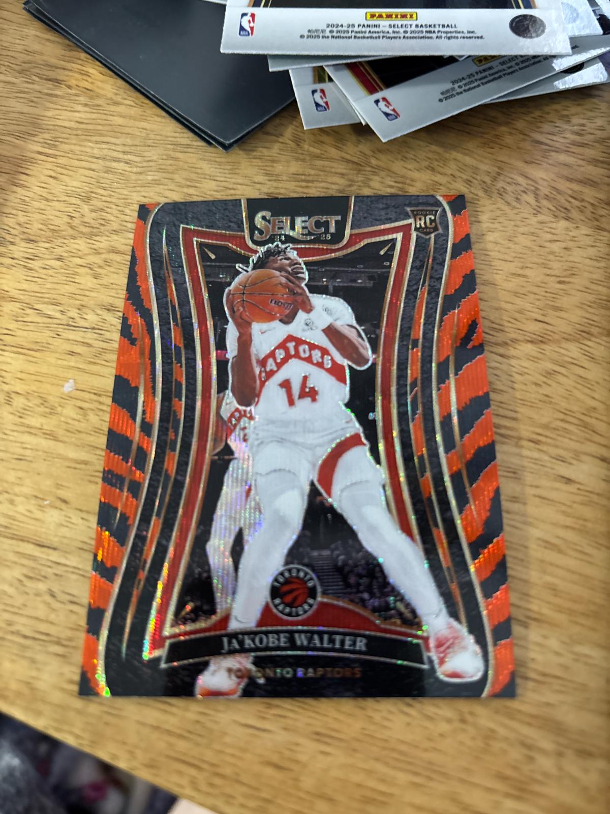Ja'Kobe Walter [Tiger Prizm] #385