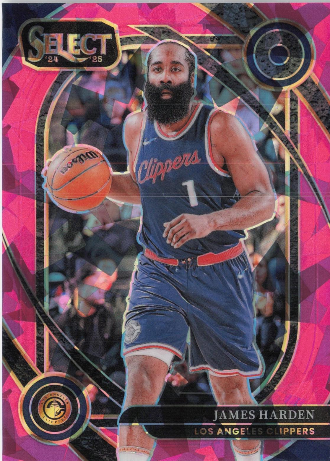 James Harden [Pink Cracked Ice Prizm] #202
