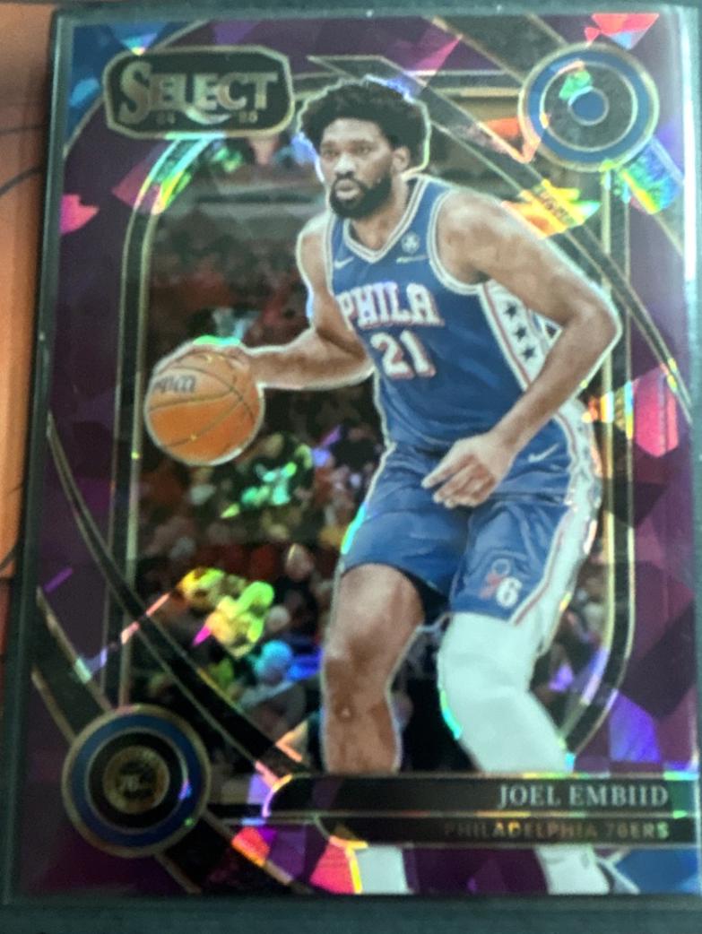 Joel Embiid [Purple Cracked Ice Prizm] #236