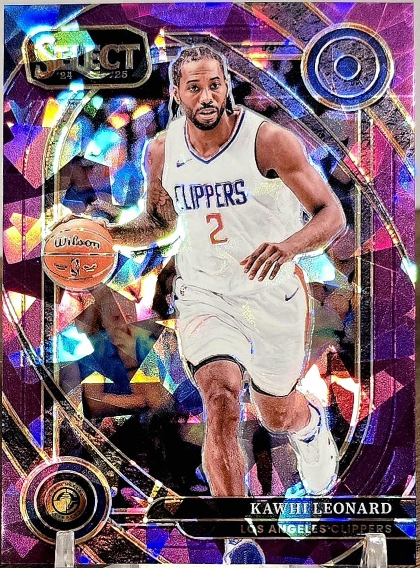 Kawhi Leonard [Purple Cracked Ice Prizm] #237