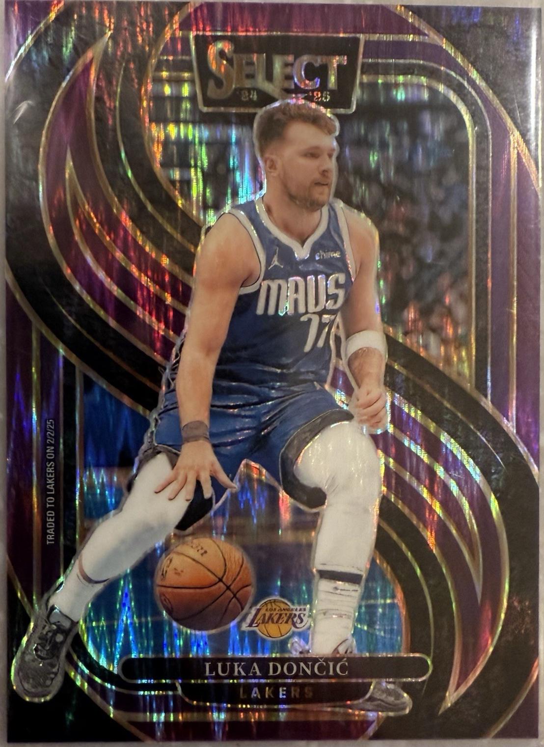 Luka Doncic [Purple Flash Prizm] #141