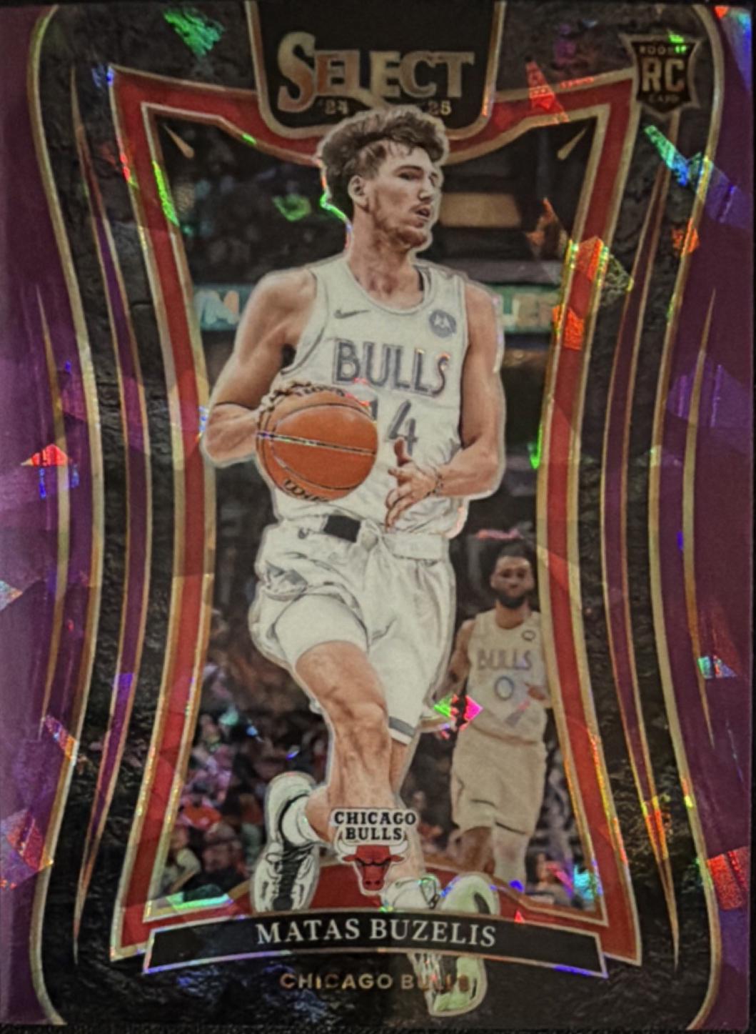 Matas Buzelis [Purple Cracked Ice Prizm] #384