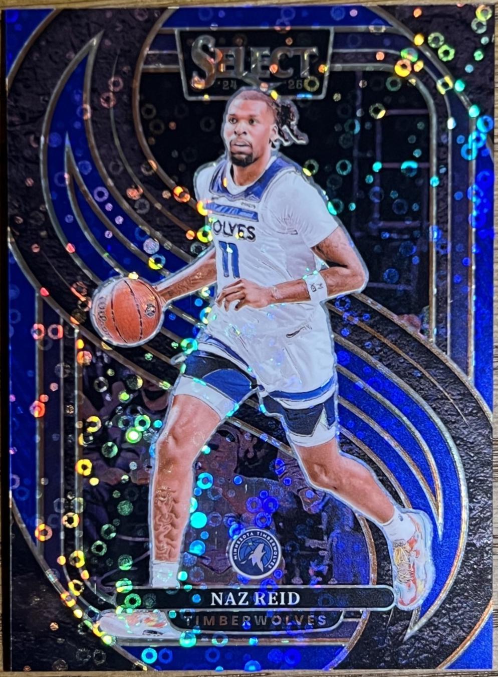 Naz Reid [Blue Disco Prizm] #132