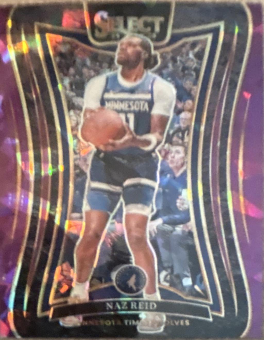 Naz Reid [Purple Cracked Ice Prizm] #331