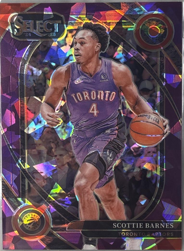 Scottie Barnes [Purple Cracked Ice Prizm] #219