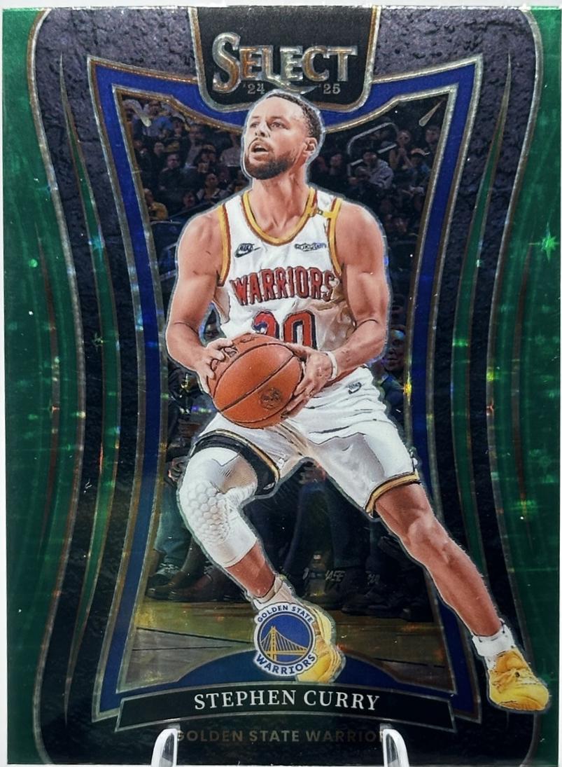 Stephen Curry [Green Stars Prizm] #346